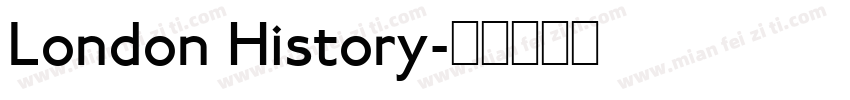 London History字体转换